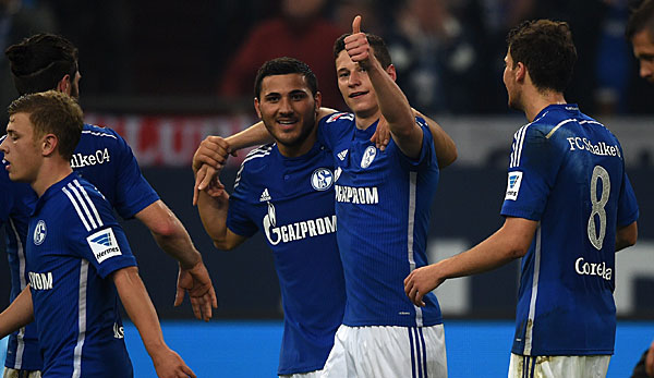 Die Stimmung auf Schalke war nach der besten Rückrunde der Vereinsgeschichte super