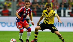 WM-Held Mario Götze wurde bei der Niederlage im Supercup gegen Dortmund eingewechselt