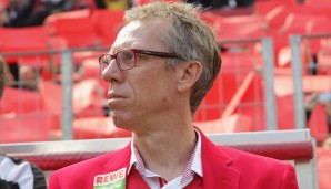 Peter Stöger will mit dem 1. FC Köln in der Bundesliga bleiben