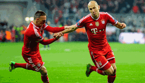 Während Franck Ribery gegen Wolfsburg ausfällt, kann Arjen Robben zum Auftakt mitwirken