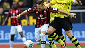 In der Rückrunde spielte Tobias Weis bei Eintracht Frankfurt