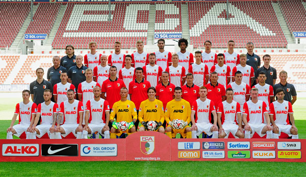 Mit diesem Team geht der FC Augsburg in die Saison 2014/2015