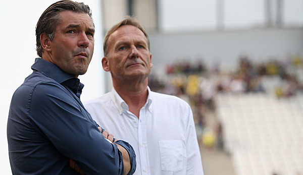 Hans-Joachim Watzke (r.) und Michal Zorc wollen dem Supercup aufwerten