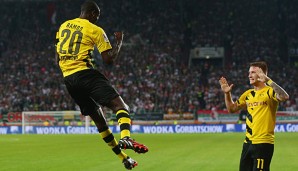 Adrian Ramos (l.) wechselte im Sommer von der Hertha nach Dortmund