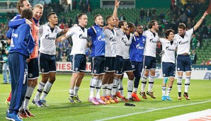 Schalke fuhr beim Gastspiel in Bremen den ersten Saisonsieg ein