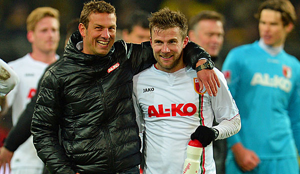 Zwei wichtige Stützen für den FC Augsburg: Markus Weinzierl und Daniel Baier