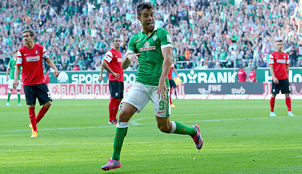 Franco Di Santo hat in der laufenden Saison bereits viermal für Werder Bremen getroffen