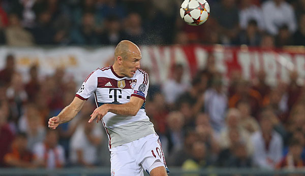 Arjen Robben hat seit dem Spiel gegen den AS Rom Muskelprobleme