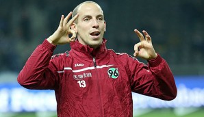 Jan Schlaudraff kommt in dieser Saison nur auf drei Einsätze für Hannover 96
