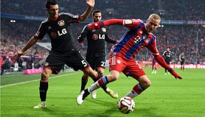 Sebastian Rode gewann gegen Bayer Leverkusen 90,9 Prozent seiner Zweikämpfe