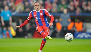 Franck Ribery hatte sich gegen Donezk am Sprunggelenk verletzt