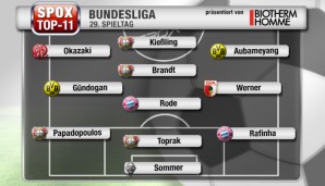 Der Leverkusener Kantersieg über Hannover macht sich auch in der Top-11 bemerkbar