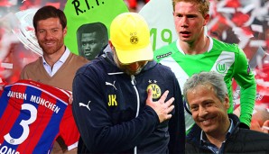 Jürgen Klopp (M.) wird den BVB nach sieben Jahren verlassen