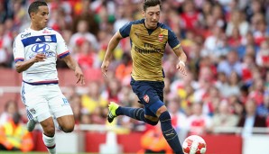 Zwei tolle Assists, ein Traumtor: Mesut Özil spielte bei Arsenals 6:0 gegen Lyon groß auf