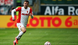 Daniel Baier hat seinen Vertrag beim FC Augsburg bis 2018 verlängert