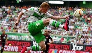 Kevin de Bruyne ist der Dreh-und Angelpunkt im Wolfsburger Offensivspiel
