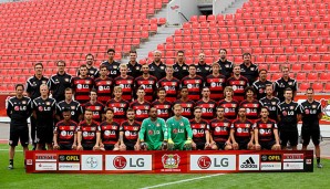 Bayer Leverkusens Mannschaft in der Saison 2015/2016