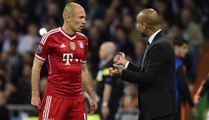 Arjen Robben und Pep Guardiola geht auf Titel Nummer vier in Serie für die Bayern