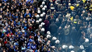 Die Schalker Ultras riefen zum Boykott des Derbys auf