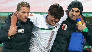 Jeong-Ho Hong musste gegen Mainz verletzungsbedingt ausgewechselt werden
