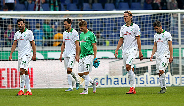 Werder Bremen verlor vier Bundesligaspiele in Folge