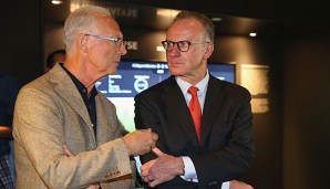 Karl-Heinz Rummenigge sprang seinem Freund Franz Beckenbauer zur Seite