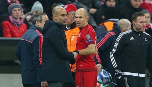 Arjen Robben fällt der Abschied von Pep Guardiola schwer