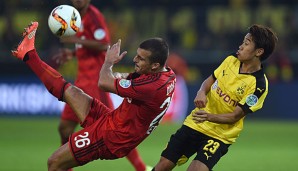 Im Hinspiel siegte Borussia Dortmund deutlich gegen Bayer 04