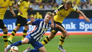 Mitchell Weiser trifft mit der Hertha im Spitzenspiel auf den BVB