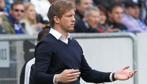 Julian Nagelsmann von der TSG 1899 Hoffenheim ist der jüngste Trainer der Bundesliga-Geschichte
