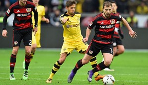 Admir Mehmedi (r.) stand in der Bundesliga nur 14 mal in der Startelf von Bayer