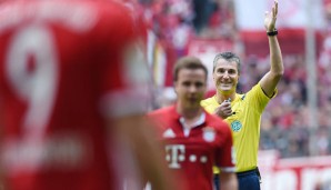 Knut Kircher gab am 34. Spieltag bei Bayern gegen Hannover seine Abschiedsvorstellung