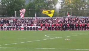 Etwa 1.200 Fans feuerten den VfB beim Abschlusstraining an