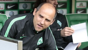 Viktor Skripnik rettet sich mit Werder Bremen erst am letzten Spieltag vor dem Abstieg
