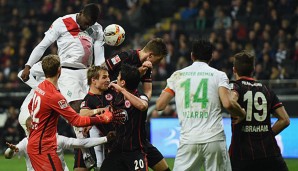 Im Hinspiel setzte sich Eintracht Frankfurt gegen Werder Bremen durch