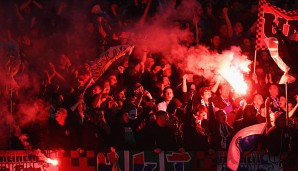 Die Fans von Eintracht Frankfurt sind für Pyrotechnik bekannt