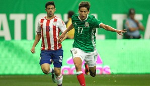 Jürgen Damm im Spiel Mexiko gegen Paraguay