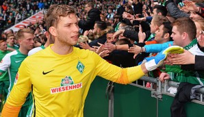 Felix Wiedwald zeigte gegen Eintracht Frankfurt eines seiner besten Spiele