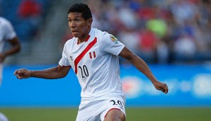 Edison Flores war bei der Copa America Centenario für die peruanische Auswahl aktiv