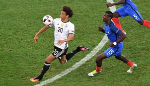 Leroy Sane wurde im Halbfinale gegen Frankreich in der Schlussphase eingewechselt