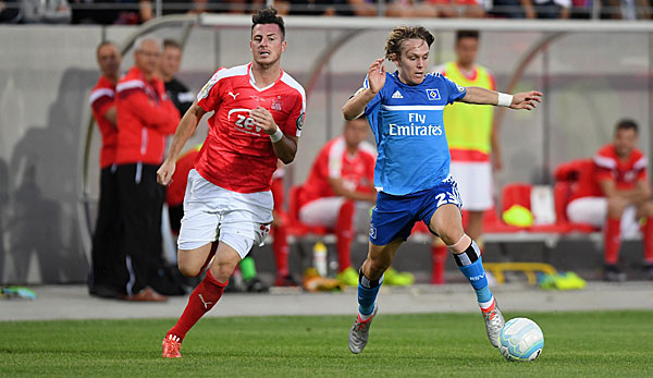 Alen Halilovic erzielte im Pokal gegen Zwickau den entscheidenden Treffer für den HSV