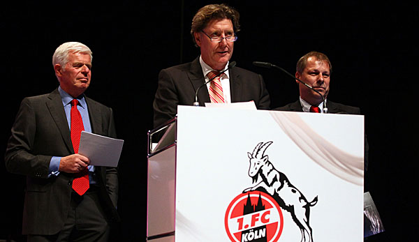 Werner Spinner, Toni Schumacher und Markus Ritterbach werden den 1. FC Köln repräsentieren