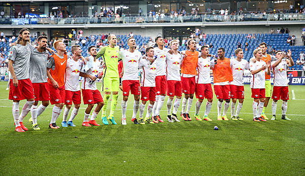 Am Ende feierte RB Leipzig den Punktgewinn wie einen Sieg