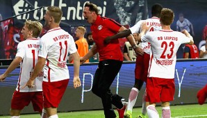 Ralph Hasenhüttl will mit seiner Mannschaft auch gegen den Hamburger SV jubeln