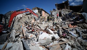 Amatrice wurde beim Erdbeben in Italien schwer getroffen