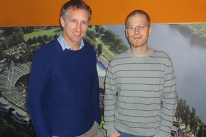 Frank Baumann empfing SPOX-Redakteur Jochen Tittmar auf Werders Geschäftsstelle am Weserstadion