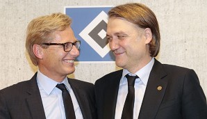 Karl Gernandt stärkt Dietmar Beiersdorfer den Rücken