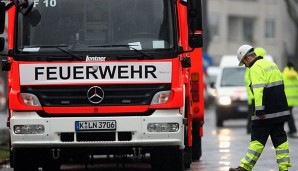 Ein Busbrand sorgte nach dem Topspiel der Bundesliga für einen Feuerwehr-Einsatz