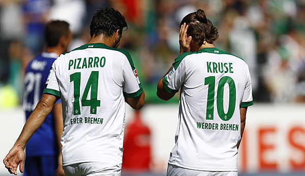 Max Kruse und Claudio Pizarro sind wieder einsatzbereit, werden aber noch geschont