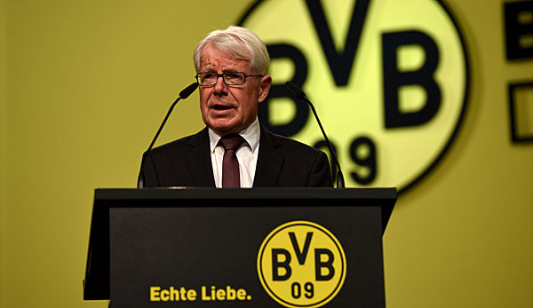 Reinhard Rauball wurde als BVB-Präsident wiedergewählt